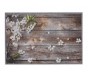 Impression flowers on wood 40x60  Hangend - MD Entree