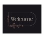 Impression rosa flowers welcome 40x60 480 Liggend - MD Entree