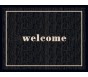Ambiance welcome black 50x70 330 Liggend - MD Entree