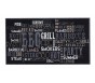 BBQ mat bbq party 67x120 599 Liggend - MD Entree