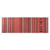 Cook&Wash woven stripes red