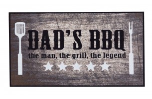BBQ mat dad's bbq the man