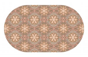 Universal oval medallion rose