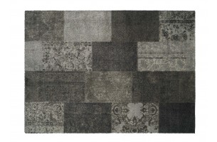 Soft&Deco carpet patchwork taupe