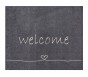 Walk&Wash welcome heart anthra 67x80 805 Laying - MD Entree