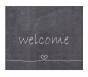 Walk&Wash welcome heart anthra 67X80 805 Laying - MD Entree